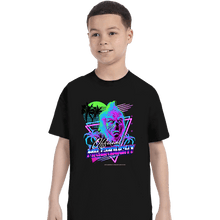 Load image into Gallery viewer, Shirts T-Shirts, Youth / XS / Black Mr Grouchy x CoDdesigns Neon Retro Tee

