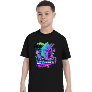 Shirts T-Shirts, Youth / XS / Black Mr Grouchy x CoDdesigns Neon Retro Tee