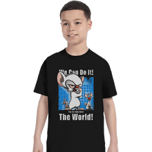 Load image into Gallery viewer, Shirts T-Shirts, Youth / XS / Black Conquer The World
