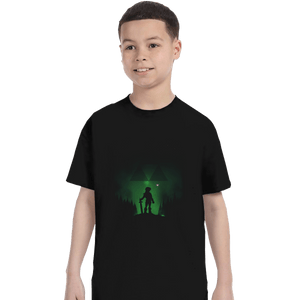 Shirts T-Shirts, Youth / XL / Black Link, Hylian Warrior