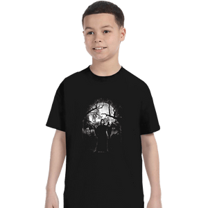 Shirts T-Shirts, Youth / XS / Black Moonlight Ghost