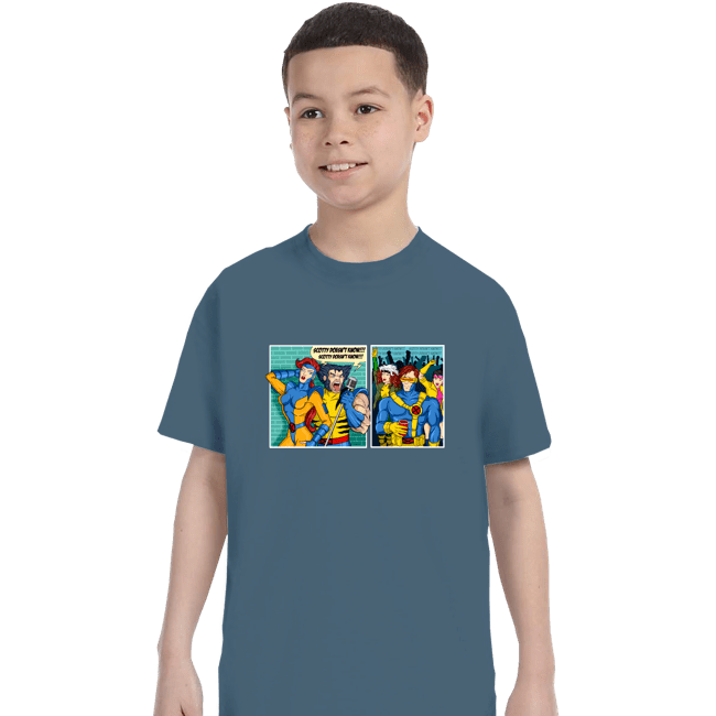 Shirts T-Shirts, Youth / XS / Indigo Blue Clueless Scotty
