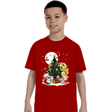 Load image into Gallery viewer, Daily_Deal_Shirts T-Shirts, Youth / XS / Red Super Christmas
