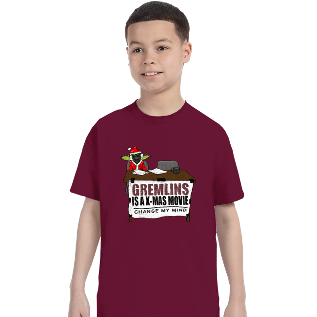 Shirts T-Shirts, Youth / XS / Maroon Gremlins Is A Christmas Movie
