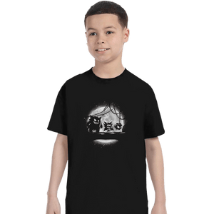 Shirts T-Shirts, Youth / XS / Black Moonlight Ghost Types