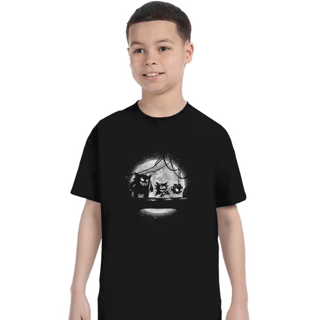 Shirts T-Shirts, Youth / XS / Black Moonlight Ghost Types