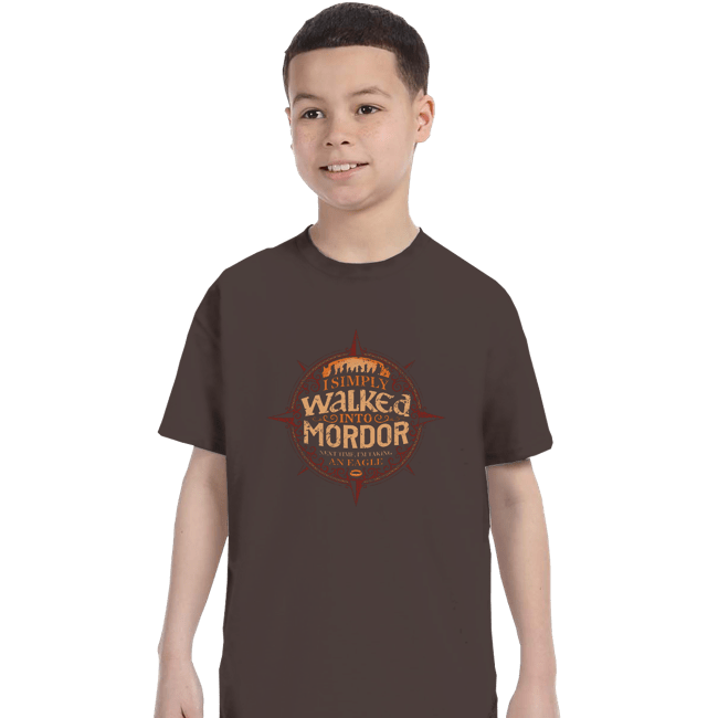 Shirts T-Shirts, Youth / XS / Dark Chocolate I Simply Walked