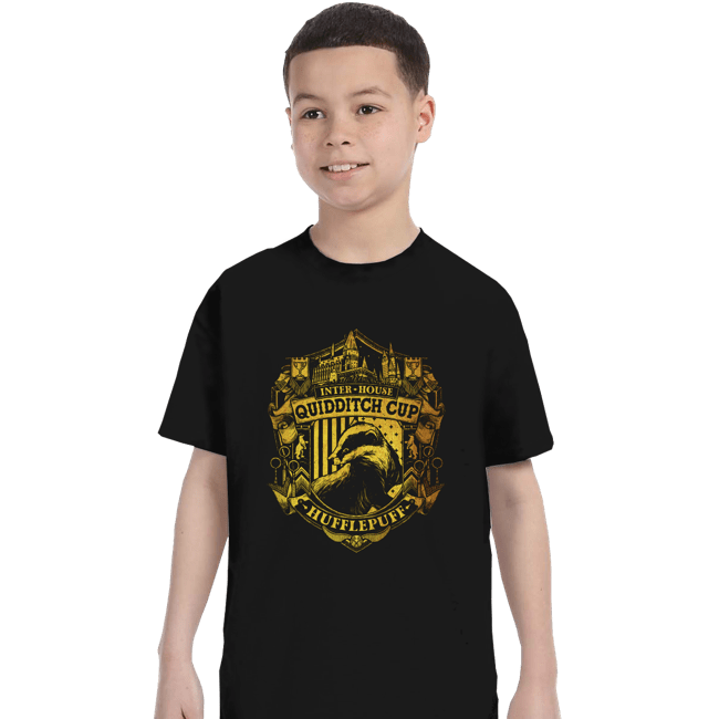 Sold_Out_Shirts T-Shirts, Youth / XS / Black Team Hufflepuff