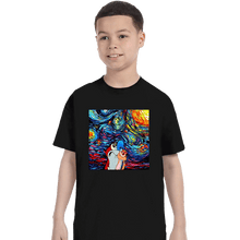 Load image into Gallery viewer, Daily_Deal_Shirts T-Shirts, Youth / XS / Black Van Gogh Never Experienced Space Madness
