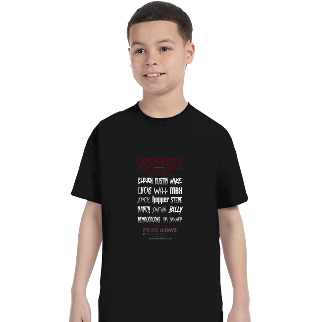 Shirts T-Shirts, Youth / XS / Black Stranger Rock
