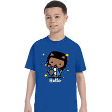 Load image into Gallery viewer, Daily_Deal_Shirts T-Shirts, Youth / XS / Royal Blue Hello

