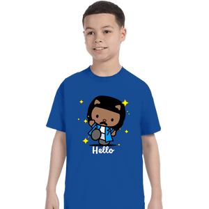 Daily_Deal_Shirts T-Shirts, Youth / XS / Royal Blue Hello