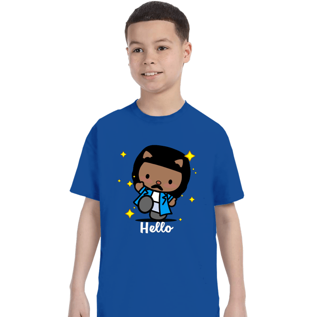 Daily_Deal_Shirts T-Shirts, Youth / XS / Royal Blue Hello