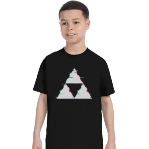 Shirts T-Shirts, Youth / XL / Black Ddjvigo's Glitch Triforce