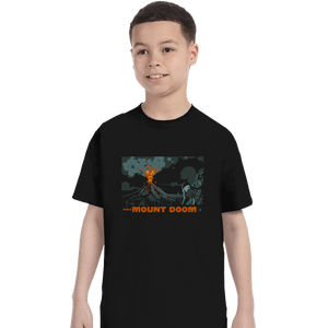 Shirts T-Shirts, Youth / XS / Black Visit Mount Doom