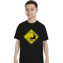 Load image into Gallery viewer, Shirts T-Shirts, Youth / XL / Black High Ground Warning
