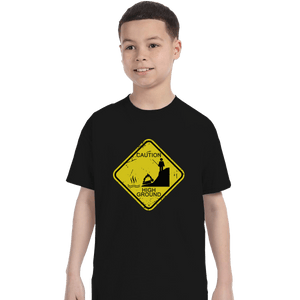 Shirts T-Shirts, Youth / XL / Black High Ground Warning