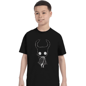 Shirts T-Shirts, Youth / XL / Black Hollow Sketch