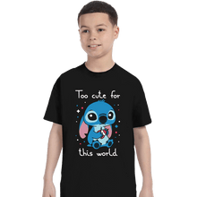 Load image into Gallery viewer, Secret_Shirts T-Shirts, Youth / XS / Black Too Cute
