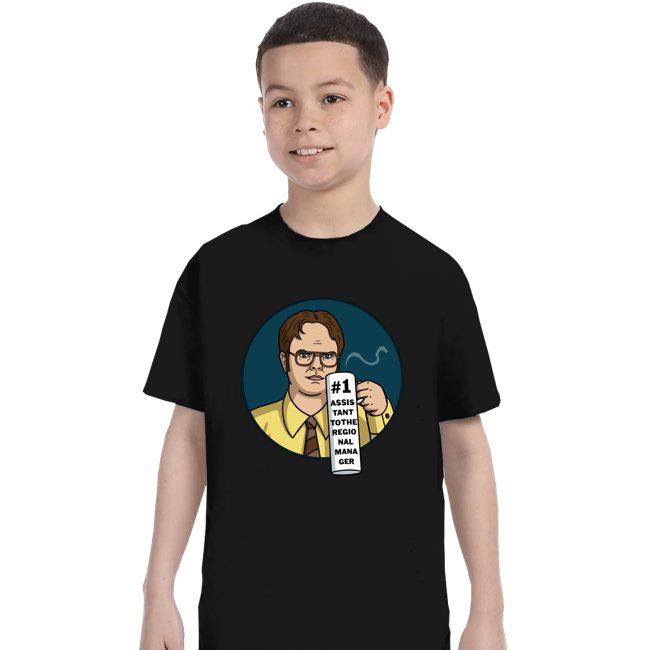 Secret_Shirts T-Shirts, Youth / XS / Black Assistant Number 1