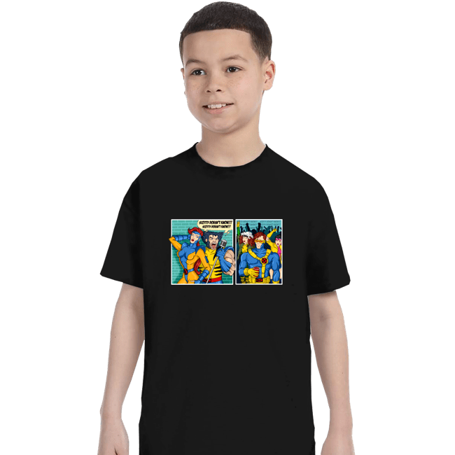 Secret_Shirts T-Shirts, Youth / XS / Black He Doesn't Know