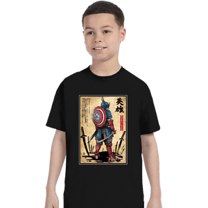 Daily_Deal_Shirts T-Shirts, Youth / XS / Black Captain Samurai
