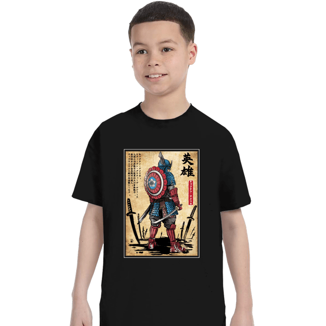 Daily_Deal_Shirts T-Shirts, Youth / XS / Black Captain Samurai