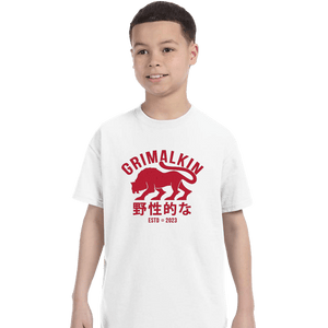 Shirts T-Shirts, Youth / XS / White Grimalkin