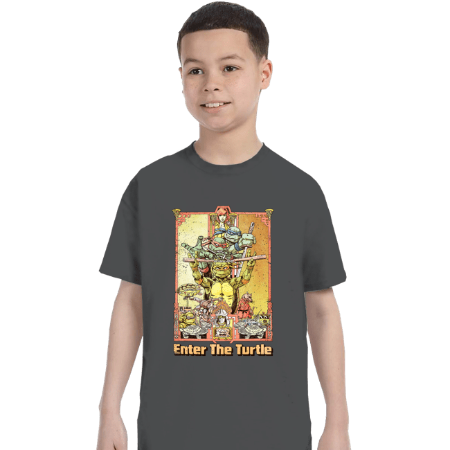 Secret_Shirts T-Shirts, Youth / XS / Charcoal Enter The Turtles