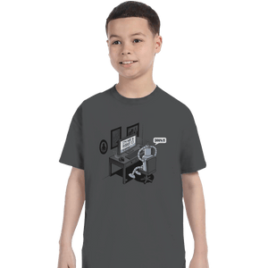 Shirts T-Shirts, Youth / XL / Charcoal Robot Problems