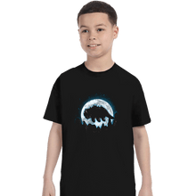 Load image into Gallery viewer, Secret_Shirts T-Shirts, Youth / XS / Black Yip Moon
