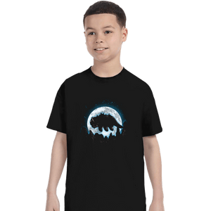 Secret_Shirts T-Shirts, Youth / XS / Black Yip Moon