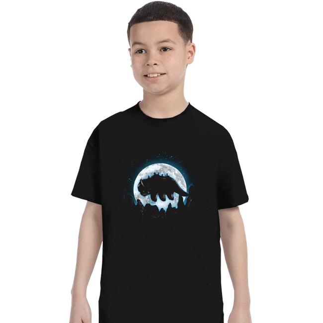 Secret_Shirts T-Shirts, Youth / XS / Black Yip Moon