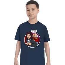 Load image into Gallery viewer, Daily_Deal_Shirts T-Shirts, Youth / XS / Navy Feel The Metal
