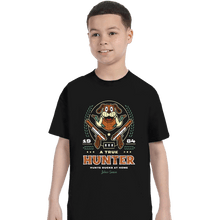 Load image into Gallery viewer, Daily_Deal_Shirts T-Shirts, Youth / XS / Black True Hunter
