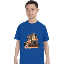 Load image into Gallery viewer, Daily_Deal_Shirts T-Shirts, Youth / XS / Royal Blue Family Lunch
