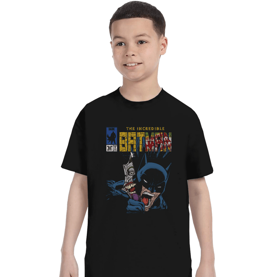 Shirts T-Shirts, Youth / XL / Black The Incredible Bat