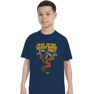 Shirts T-Shirts, Youth / Small / Navy Genie Repulsa