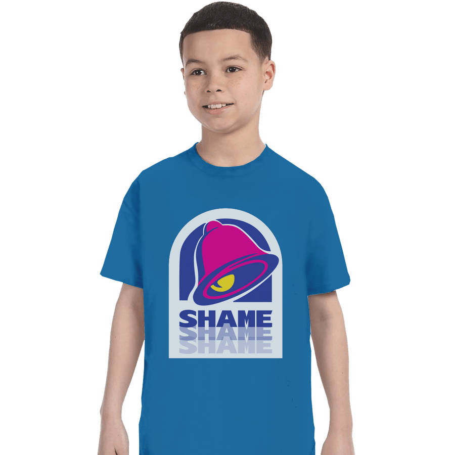 Shirts T-Shirts, Youth / XL / Sapphire Taco Shame