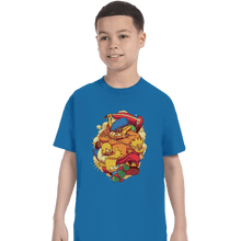 Load image into Gallery viewer, Shirts T-Shirts, Youth / XS / Sapphire The Arcade Family
