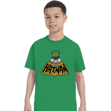 Load image into Gallery viewer, Shirts T-Shirts, Youth / XS / Irish Green Hatman
