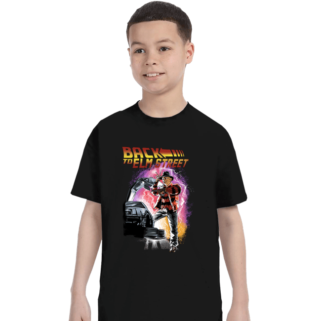 Daily_Deal_Shirts T-Shirts, Youth / XS / Black Back To Elm Street