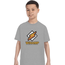 Load image into Gallery viewer, Shirts T-Shirts, Youth / XL / Sports Grey Winamp
