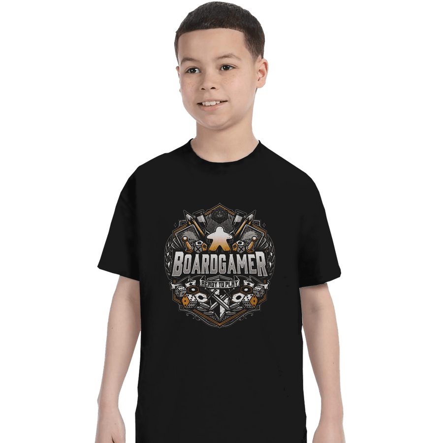 Shirts T-Shirts, Youth / XS / Black Boardgamer