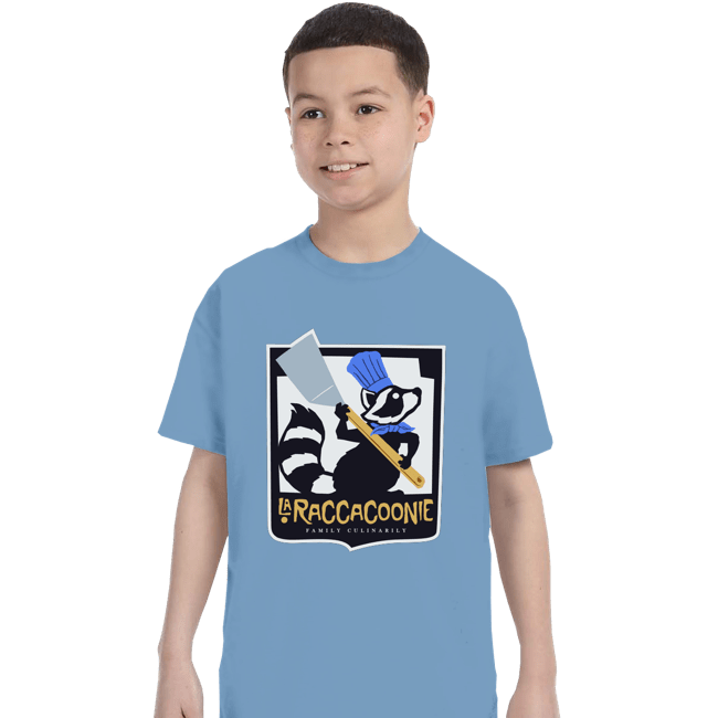 Daily_Deal_Shirts T-Shirts, Youth / XS / Powder Blue La Raccacoonie