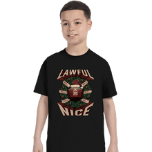 Load image into Gallery viewer, Shirts T-Shirts, Youth / XS / Black Lawful Nice Christmas
