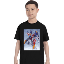 Load image into Gallery viewer, Secret_Shirts T-Shirts, Youth / XS / Black Wing Zero Painting
