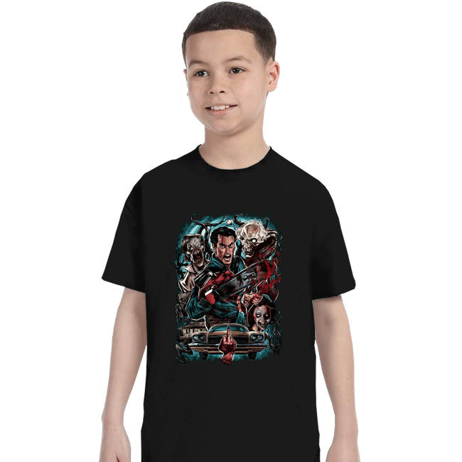 Secret_Shirts T-Shirts, Youth / XS / Black Kicking The Devil!