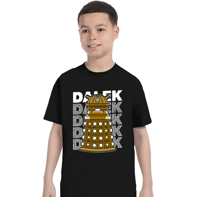 Shirts T-Shirts, Youth / XS / Black Dalek