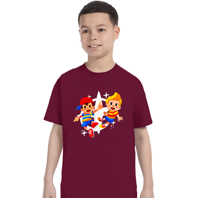 Secret_Shirts T-Shirts, Youth / XS / Maroon Lucas & Ness